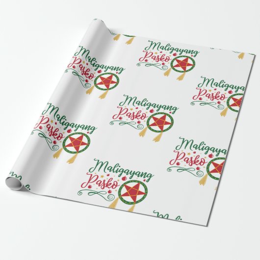 Papier Cadeau Joyeux Noël aux Philippines (Déroulé)