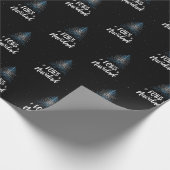 Papier Cadeau Joyeux Noël avec drapeau argentin (Coin)