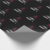 Papier Cadeau Joyeux Noël avec drapeau du Portugal (Coin)