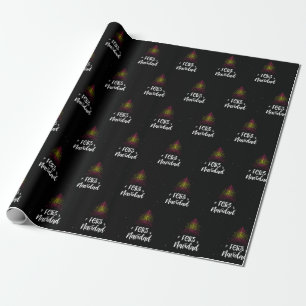Papier Cadeau Joyeux Noël avec le drapeau espagnol