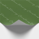 Papier Cadeau Joyeux Noël (BG vert) (Coin)