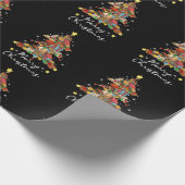 Papier Cadeau Joyeux Noël Bibliothèque Arbre Lecture Lover Li (Coin)