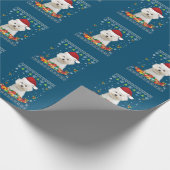 Papier Cadeau Joyeux Noël Bichons Frise Dog Ugly Sweat (Coin)