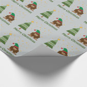 Papier Cadeau Joyeux Noël Bigfoot (Coin)