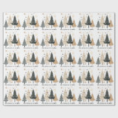 Papier Cadeau Joyeux Noël Boho (Plat)