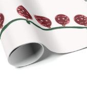 Papier Cadeau Joyeux Noël, Bonne année (Coin rond)