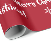 Papier Cadeau Joyeux Noël, Cadeau Du Père Noël, Rudolph (Coin rond)