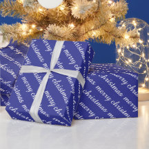 JOYEUX NOËL CADEAUX DE COULEUR BLEUE MODERNE ET ST