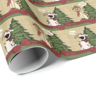 Papier Cadeau Joyeux Noël chat & Salutatiooooons chien
