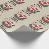 Papier Cadeau Joyeux Noël coiffeur coiffeur Xmas coiffure (Coin)