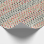 Papier Cadeau Joyeux Noël coloré (Coin)