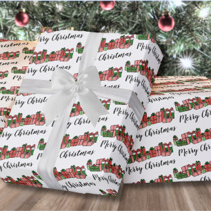 Papier Cadeau Joyeux Noël Coloré Mignon