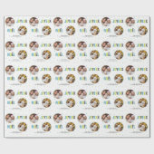 Papier Cadeau "Joyeux Noel" Colorful Bold Lettres (Plat)