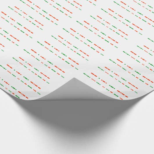 Papier Cadeau Joyeux Noël dans l'enveloppe de cadeau de code (Coin)
