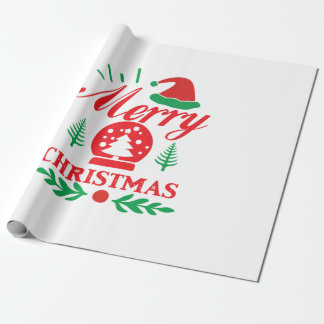 Papier Cadeau Joyeux Noël d'Art de Noël