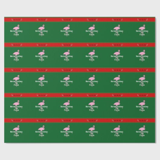 Papier Cadeau Joyeux Noël de Floride (Plat)