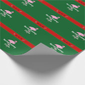Papier Cadeau Joyeux Noël de Floride (Coin)