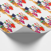 Papier Cadeau Joyeux Noël de Floride (Coin)