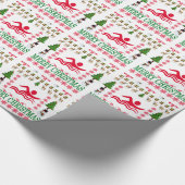 PAPIER CADEAU JOYEUX NOËL DE NATATION. (Coin)