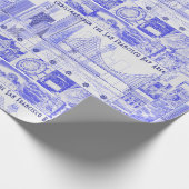 Papier Cadeau Joyeux Noël de SF Bay (Coin)