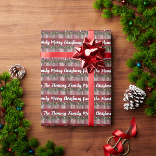 Papier Cadeau Joyeux Noël de (Votre nom)