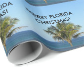 PAPIER CADEAU JOYEUX NOËL EN FLORIDE (Coin rond)