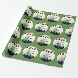 Papier Cadeau Joyeux Noël et Bonne Année