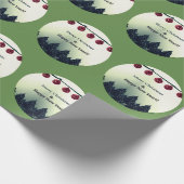 Papier Cadeau Joyeux Noël et Bonne Année (Coin)