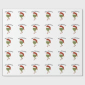 Papier Cadeau Joyeux Noël! Exécution de l'artichaut (Plat)