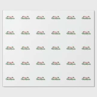 Papier Cadeau Joyeux Noël Festif