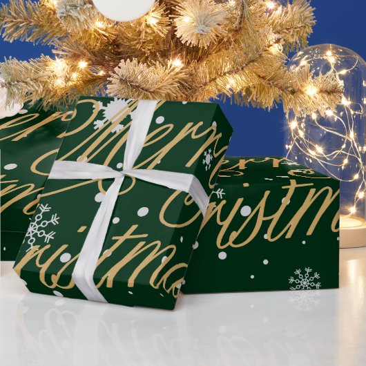 Papier Cadeau Joyeux Noël Fête tendance (Vacances)
