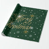Papier Cadeau Joyeux Noël Fête tendance (Déroulé)