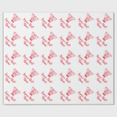 Papier Cadeau Joyeux Noël Français Joyeux papier d'emballage Noë (Plat)