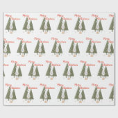 Papier Cadeau Joyeux Noël géant (Plat)