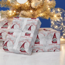 Joyeux Noël Gnome Personnalisé Rustique Mignon