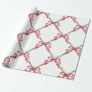 Papier Cadeau Joyeux Noël Gui de Noël