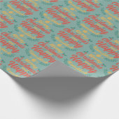 Papier Cadeau Joyeux Noël Heureux Hanoukka Chrismukkah (Coin)