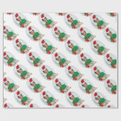 Papier Cadeau joyeux Noël Hillary clinton (Plat)