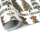 Papier Cadeau Joyeux Noël Howdy (Coin rond)