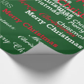 Papier Cadeau Joyeux Noël / Joyeuses fêtes (Coin)