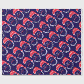 Papier Cadeau Joyeux Noël, Joyeux et lumineux (Plat)