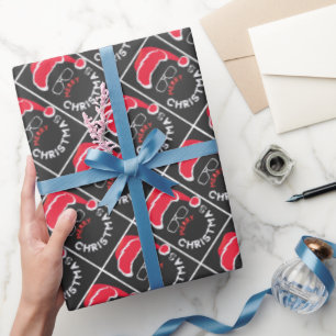 Papier Cadeau Joyeux Noël, Joyeux et lumineux