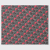 Papier Cadeau Joyeux Noël, Joyeux et lumineux (Plat)