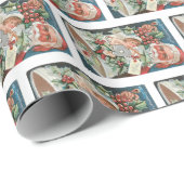 Papier Cadeau Joyeux Noël Joyeux Noël (Coin rond)