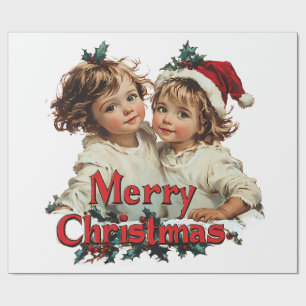 Papier Cadeau Joyeux Noël - Joyeux Noël avec un enfant mignon