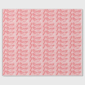 Papier Cadeau Joyeux Noël Joyeux Noël Joyeux Fun Main Fun (Plat)
