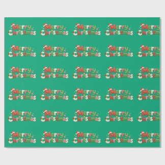 Papier Cadeau Joyeux Noël Kawaii
