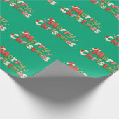 Papier Cadeau Joyeux Noël Kawaii (Coin)