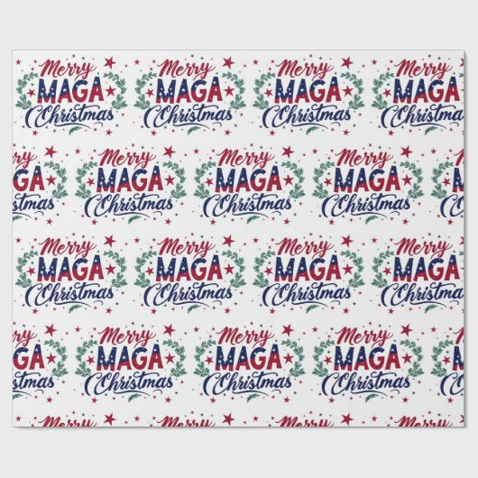 Papier Cadeau Joyeux Noël Maga (Plat)