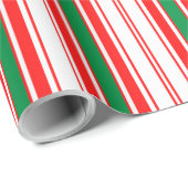 Papier Cadeau Joyeux Noël Motif rétro (Coin rond)